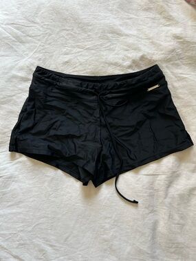 🎀Women’s Black Swim Shorts with Drawstring